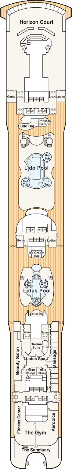 Lido dek