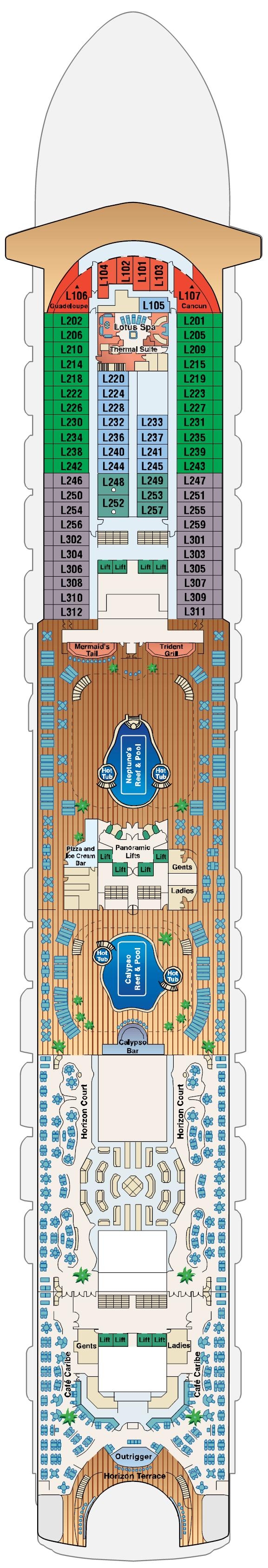 Deck 15 - Lido