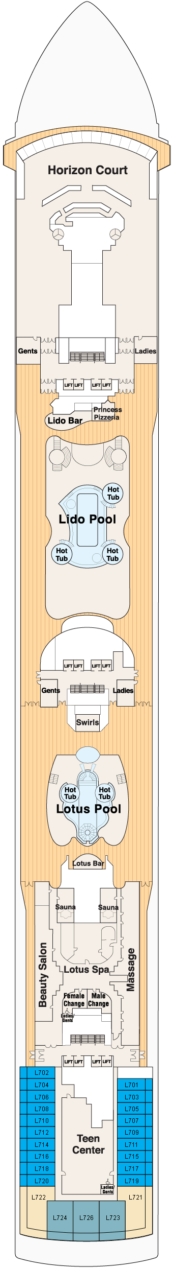 Deck 14 - Lido