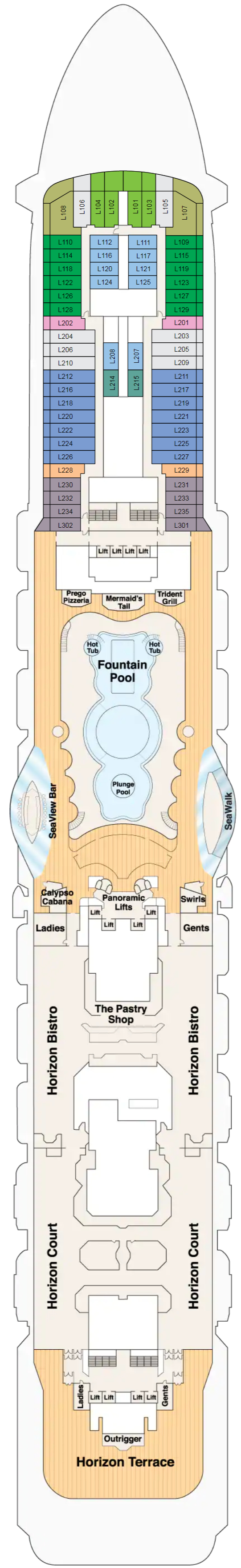 Deck 16 - Lido