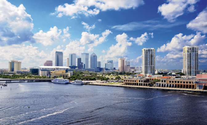 Kleine haven van Tampa