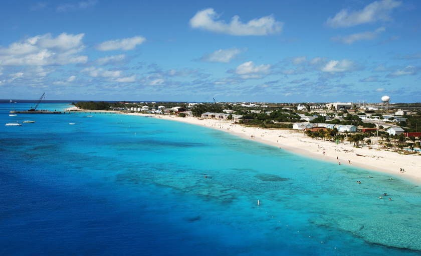 Het strand van Grand Turk