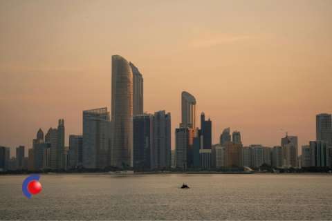 Skyline van Abu Dhabi