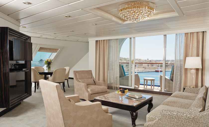 Grand Suite Luxe schip Seven Seas Mariner