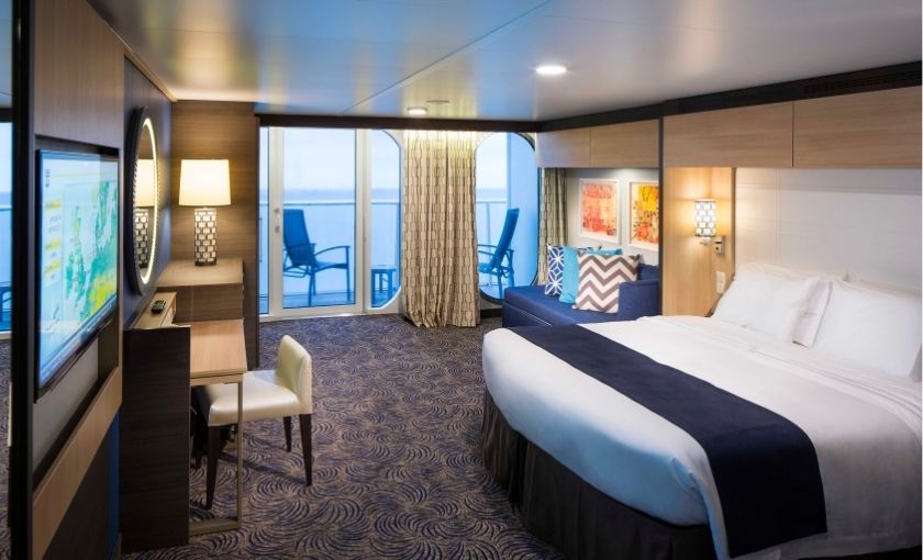 Royal Caribbean buitenhut met balkon deluxe DO