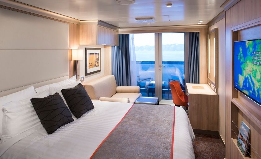 Holland America Line Buitenhut balkon VD