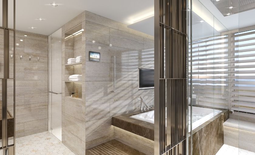 Owners suite luxe schip Crystal Endeavor