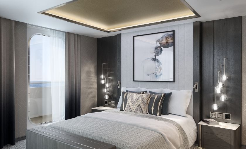 Owners suite luxe schip Crystal Endeavor