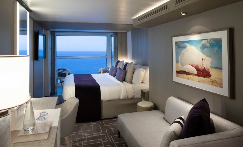 Celebrity cruises buitenhut met balkon E5