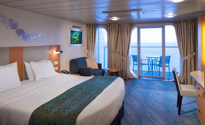 Royal Caribbean buitenhut met balkon 2C