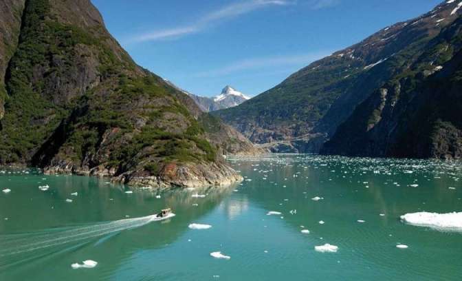 Tracy arm meer in Alaska