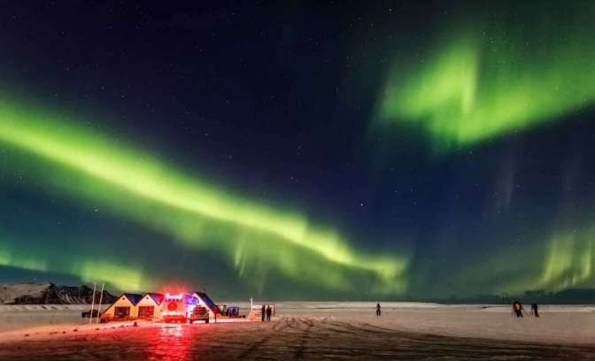 Noorderlicht op Ijsland