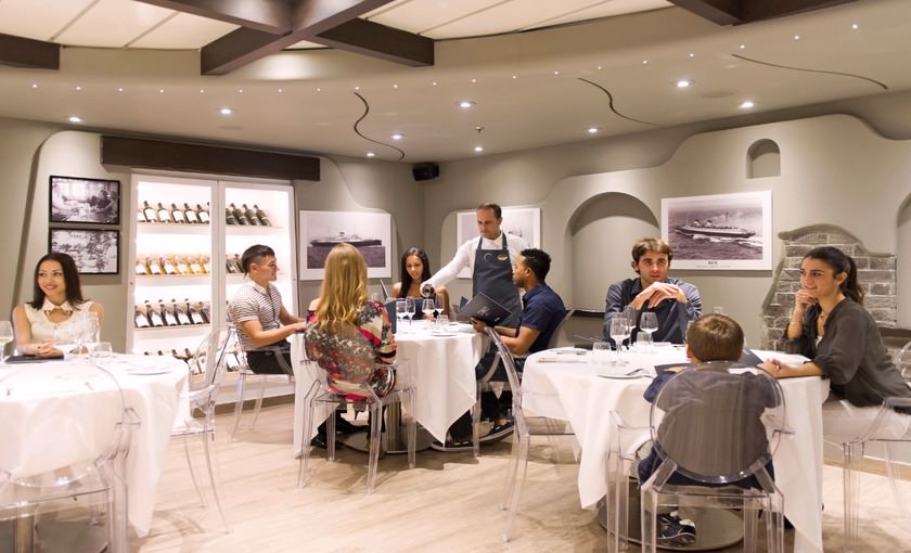 Luxe restaurant MSC Divina 