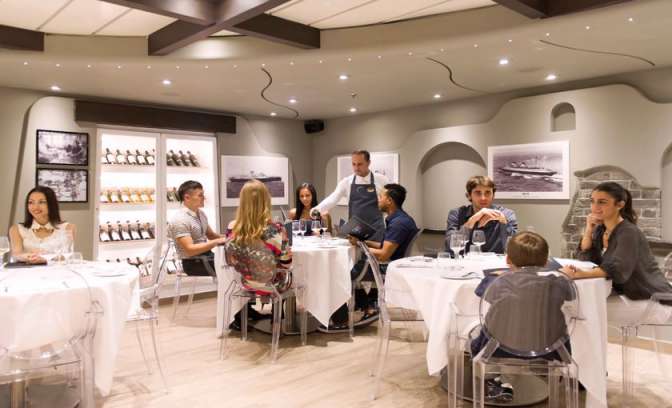 Luxe restaurant MSC Divina 