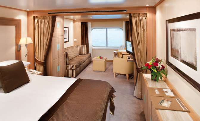 Buitenhut op Seabourn Quest
