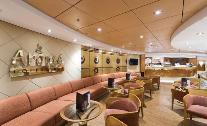 Aroma Coffeelounge op de MSC Opera