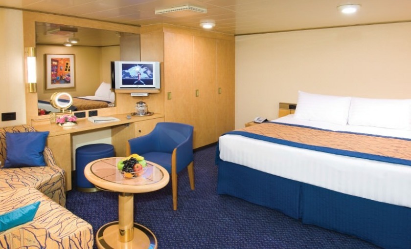 Een binnenhut op de Westerdam van Holland America Line