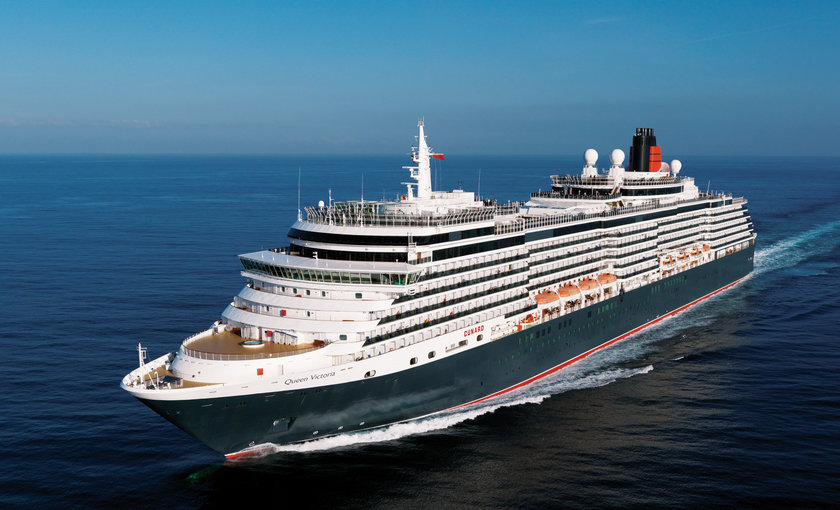 Het volledige schip van de Queen Victoria