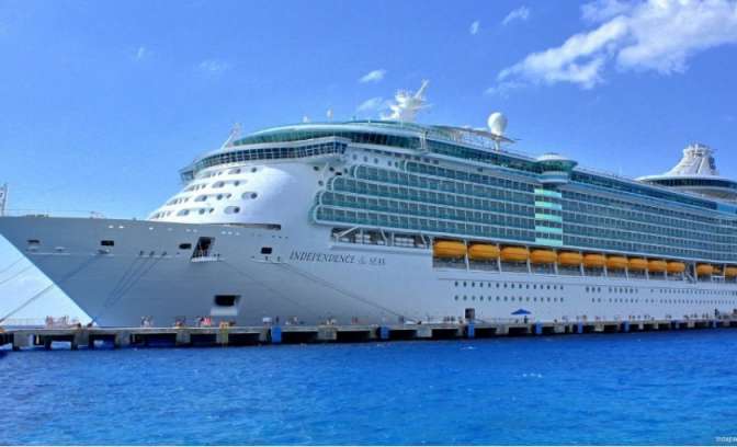 Het hele schip van de Independe of the Seas