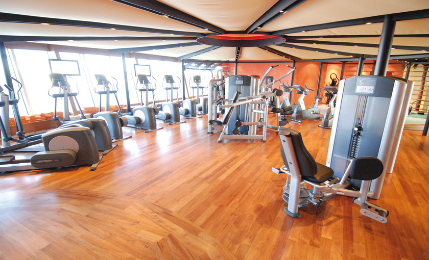 Fitnessruimte van AIDAbella