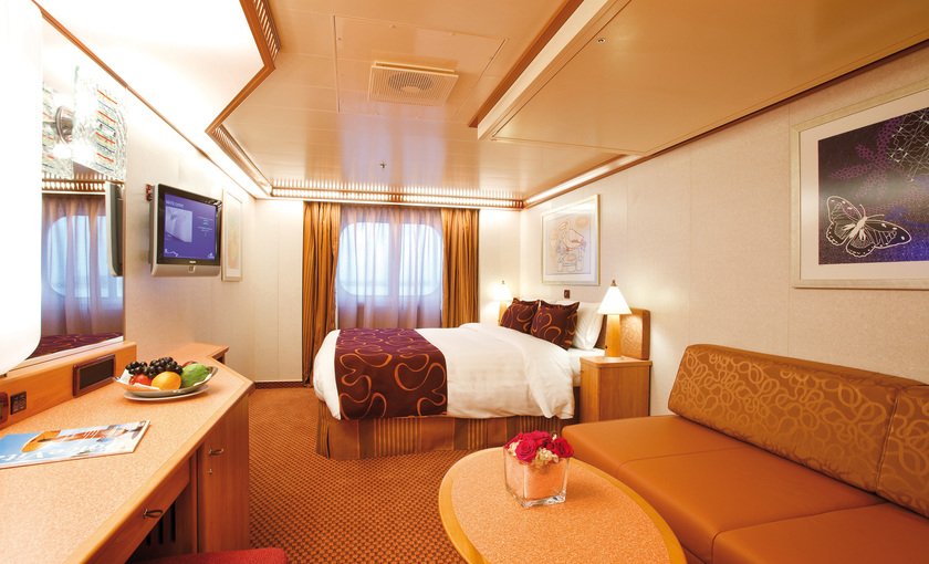 Een buitenhut op de Costa Deliziosa