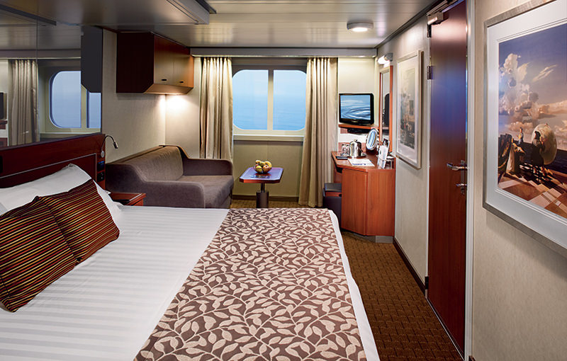 Een buitenhut op de Nieuw Amsterdam van Holland America Line