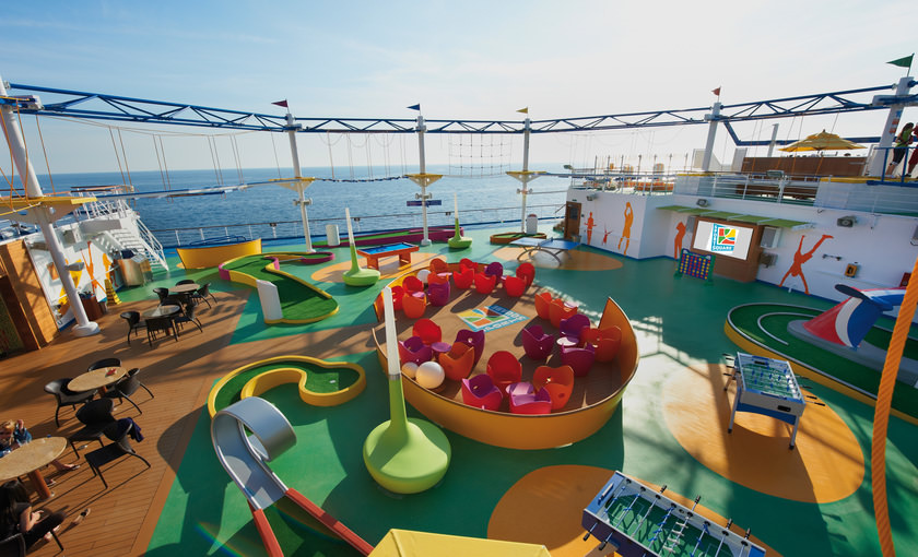 Een speelplaats op de Carnival Magic