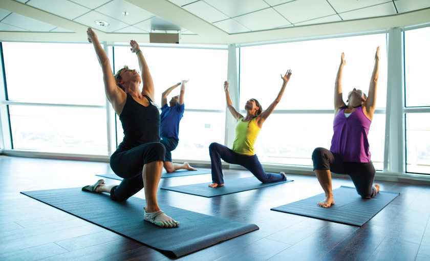 Celebrity silhouette Yoga