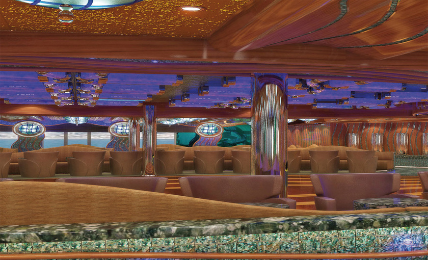 De grand bar op de Costa Fascinosa