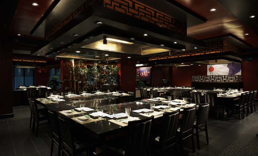 Teppanyaki restaurant op de Norwegian Breakaway