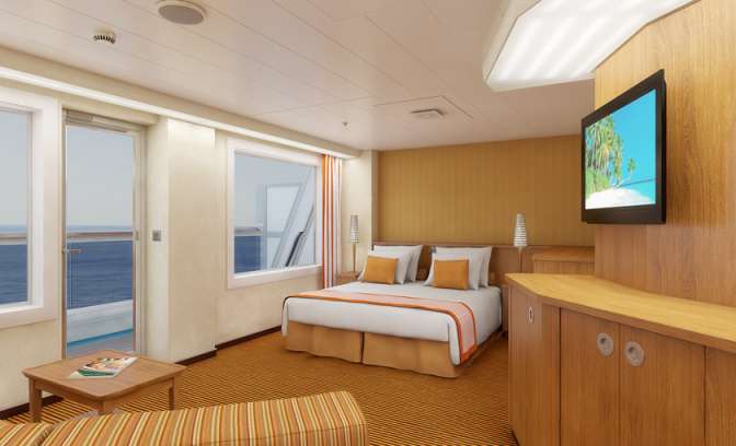 Hutten van cruiseschip Carnival Sunshine 