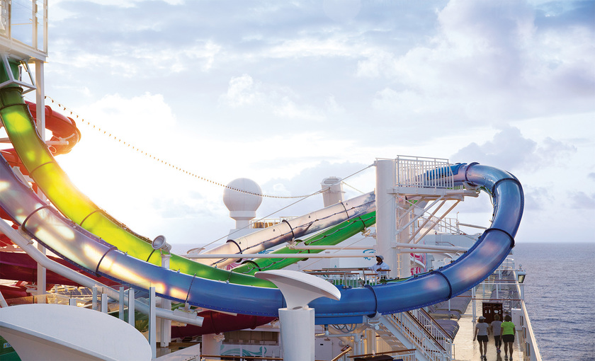 Waterpark op de Norwegian Getaway van NCL