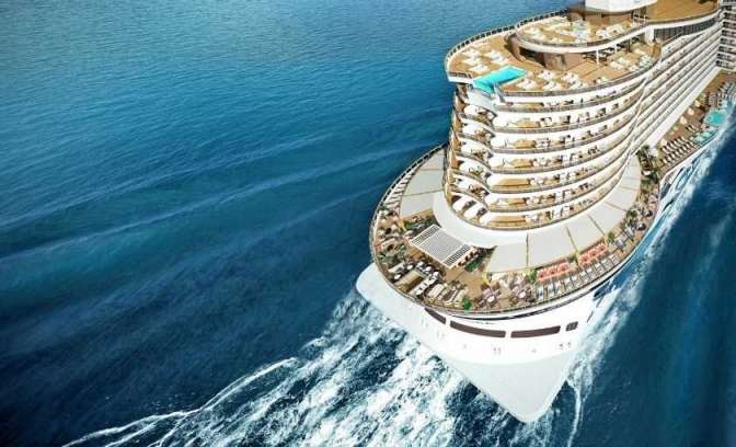 Norwegian Prima achterkant