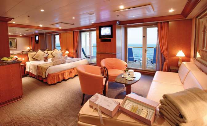 Een suite op de Costa Mediterranea