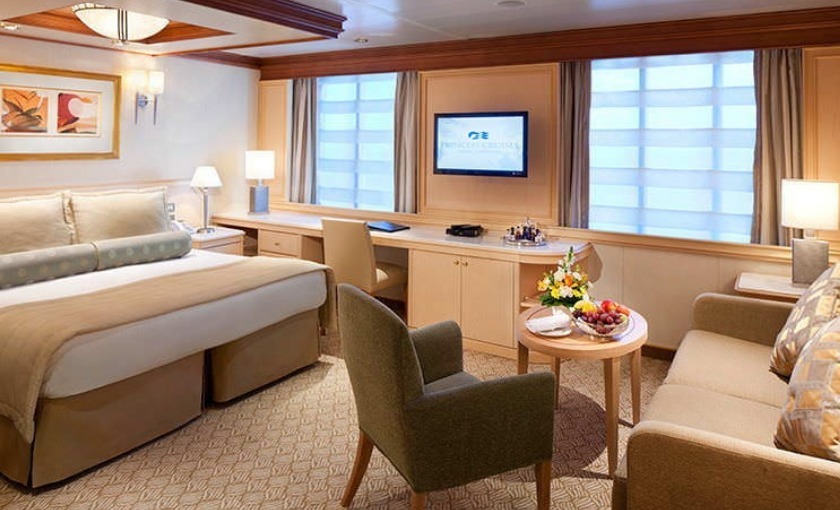 Een suite op de Island Princess van Princess Cruises