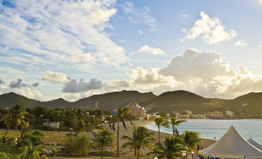 De kust van st. maarten