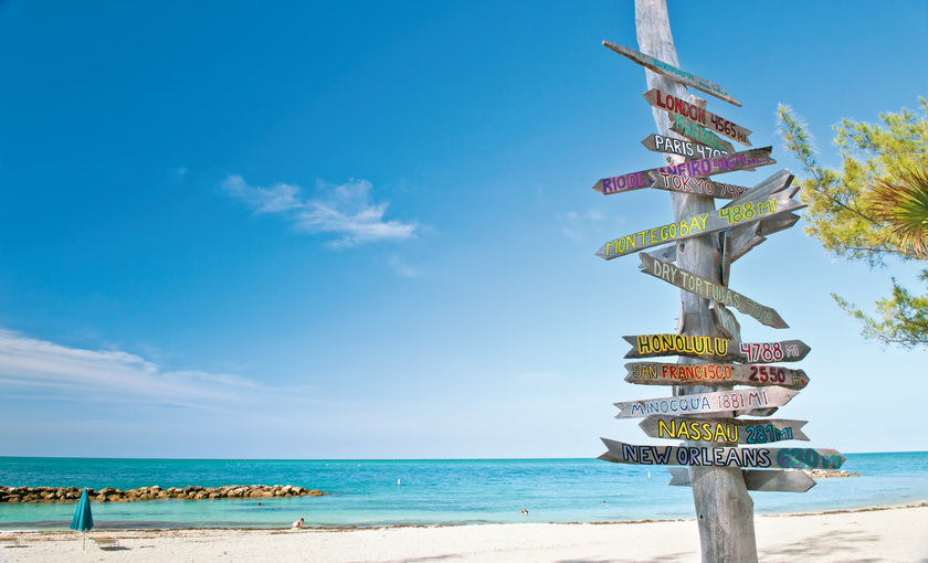 Bordjes naar andere plaatsen, Key West