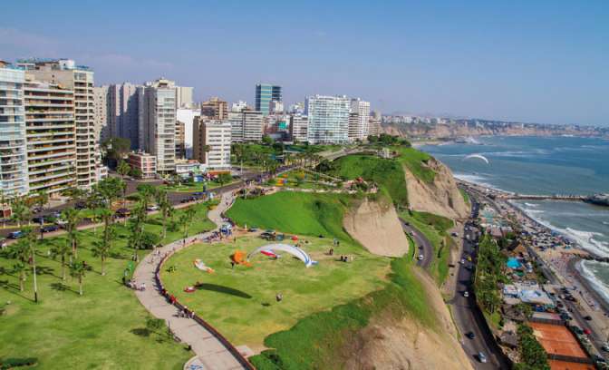 Callao Lima in Peru. Panamakanaal